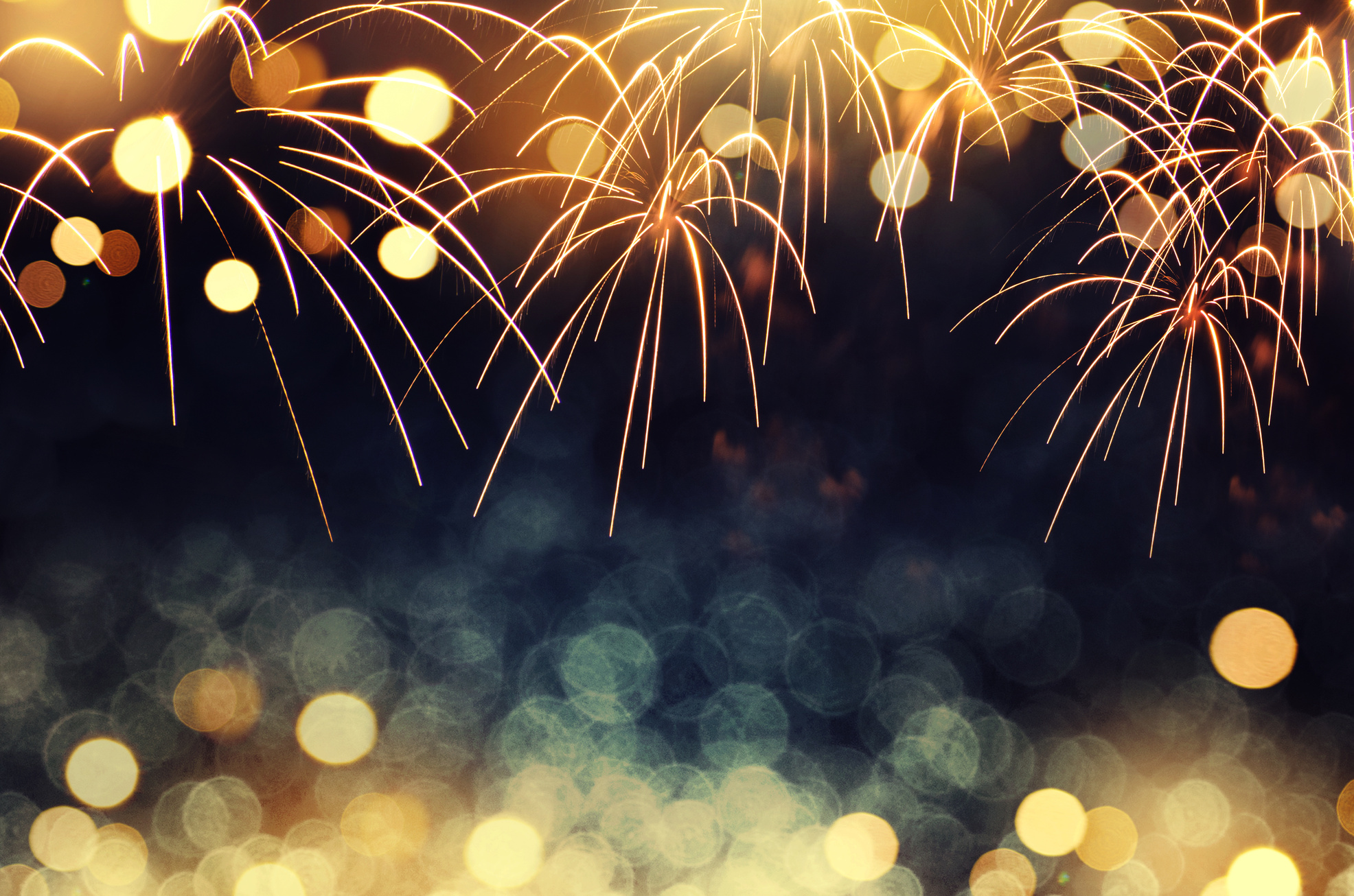 fireworks background New Year